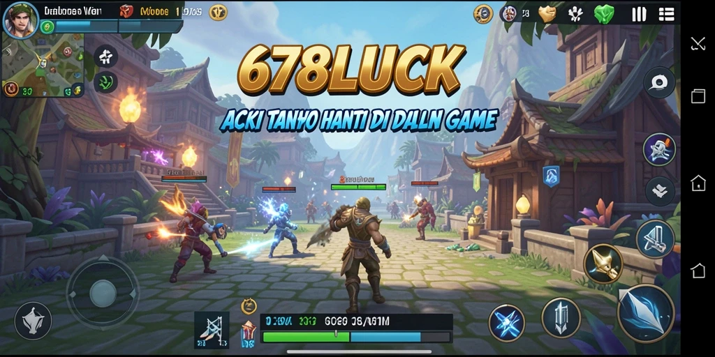Tampilan gameplay mendebarkan dalam 678LUCK yang penuh aksi.