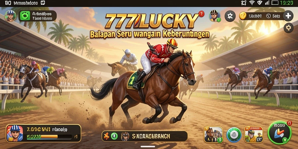 Tampilan gameplay 777LUCKY dengan mobil balap yang cepat dan adrenalin tinggi.