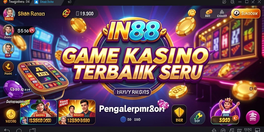 Tampilan menarik dari gameplay Kasino IN88 yang mendebarkan.