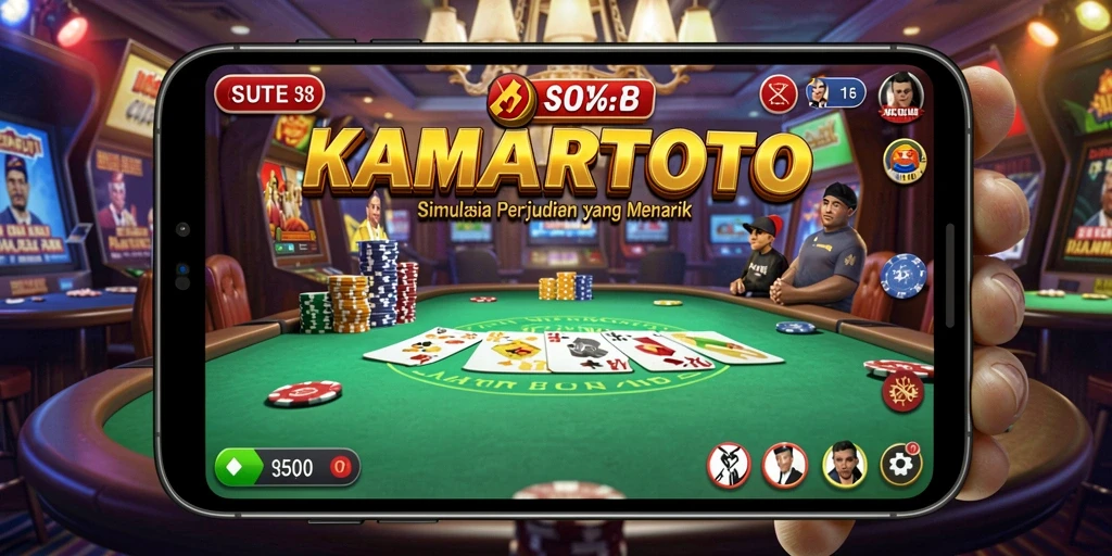 Tampilan menarik dari gameplay KAMARTOTO yang penuh warna.