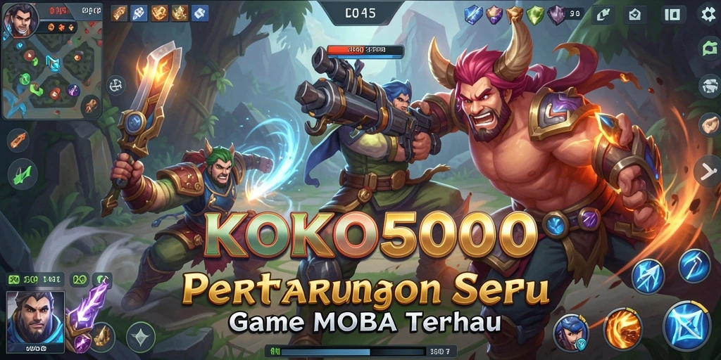 Tampilan seru dari gameplay KOKO5000 yang penuh aksi.