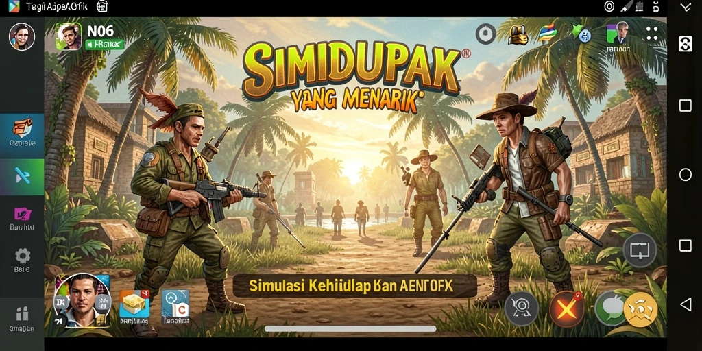 Tampilan gameplay N06 yang menarik dan interaktif.