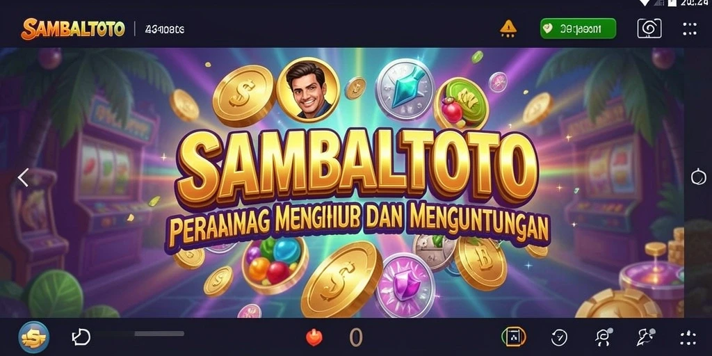 Tampilan gameplay <strong>SAMBALTOTO</strong> yang menarik dan penuh warna.