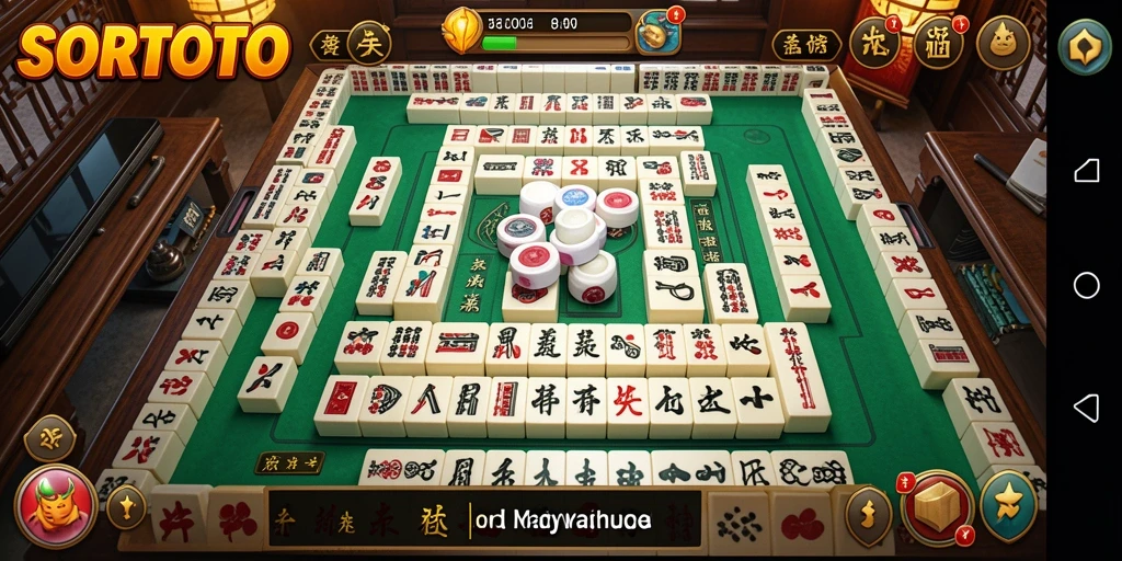 Tampilan gameplay SORTOTO yang menarik dan menantang.