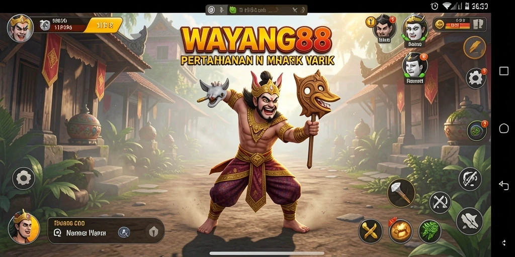 Tampilan gameplay WAYANG88 yang seru dan menantang.