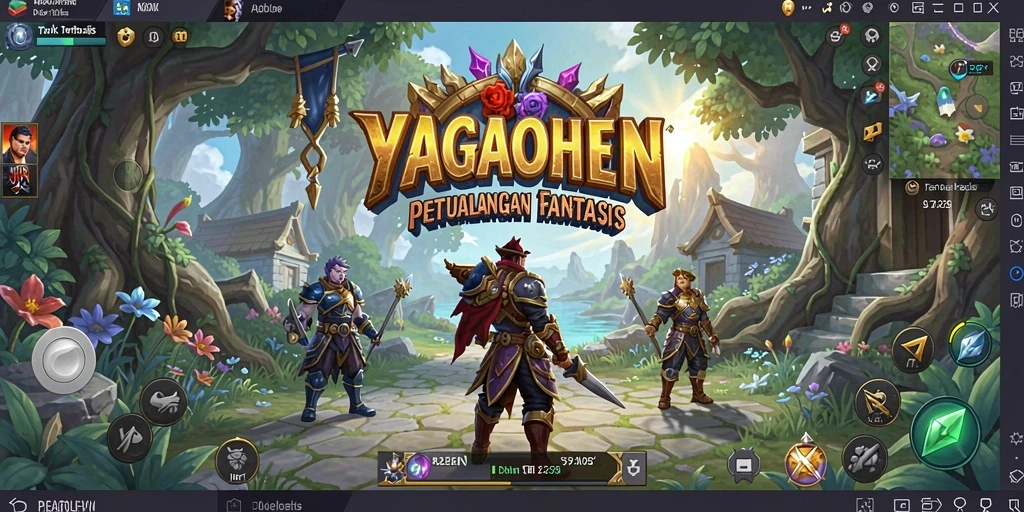 Tampilan gameplay YAGAOHEN dengan aksi pertarungan yang seru.